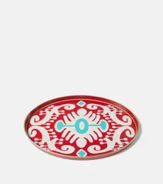 Plateau Ikat en fer Plateau Ikat en fer