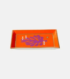 Playa painted ceramic tray