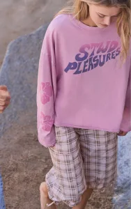 Pleasures X Stwd Check Sarouel Capri Trousers
