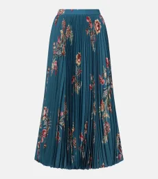 Plissà high-rise floral midi skirt Plissà high-rise floral midi skirt