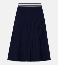 Plissà wool-blend midi skirt Plissà wool-blend midi skirt