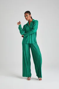 Plisse Wide Leg Trousers 8 Plisse Wide Leg Trousers 8
