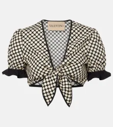 Plus De Pois cotton poplin crop top Plus De Pois cotton poplin crop top