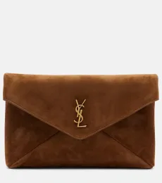 Pochette Cassandre en daim Pochette Cassandre en daim