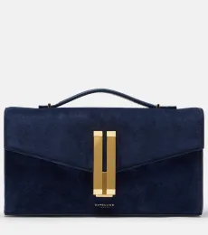 Pochette Vancouver en daim et cuir Pochette Vancouver en daim et cuir
