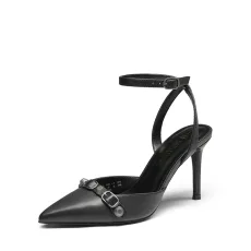 Pointed Toe Chic Ankle Strap Stiletto Pumps Pointed Toe Chic Ankle Strap Stiletto Pumps