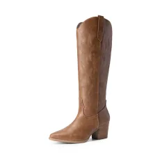 Pointed Toe Cowgirl Knee high Boots Pointed Toe Cowgirl Knee high Boots
