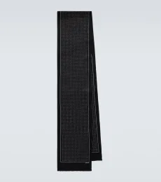 Polka-dot silk twill scarf Polka-dot silk twill scarf