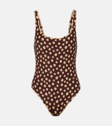 Polka-dot swimsuit
