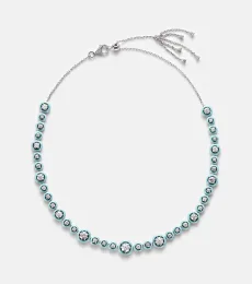 Polka Dots 18kt white gold and enamel necklace with diamonds Polka Dots 18kt white gold and enamel necklace with diamonds