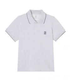 Polo de algodón bordado Polo de algodón bordado