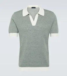 Polo de algodón y lino Polo de algodón y lino