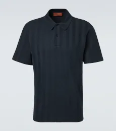 Polo en coton mélangé