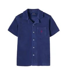 Polo en éponge de coton mélangé Polo en éponge de coton mélangé