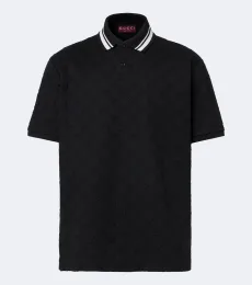 Polo GG en coton mélangé à broderies Polo GG en coton mélangé à broderies