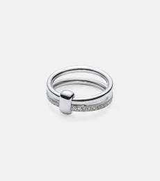 Pomellato Together 18kt white gold ring with diamonds