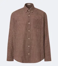 Pompeo checked cotton flannel shirt Pompeo checked cotton flannel shirt