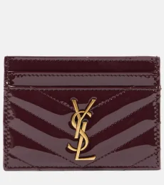 Porte-cartes Cassandre en cuir verni Porte-cartes Cassandre en cuir verni