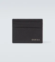Porte-cartes en cuir à logo Porte-cartes en cuir à logo