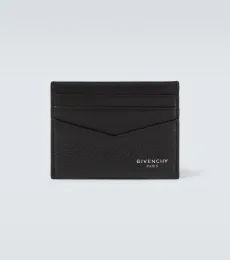 Porte-cartes en cuir à logo Porte-cartes en cuir à logo