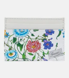 Porte-cartes Gucci Flora en toile Porte-cartes Gucci Flora en toile