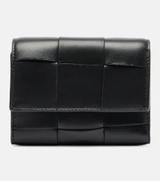 Portefeuille Cassette Small Intreccio en cuir Portefeuille Cassette Small Intreccio en cuir