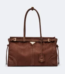Prada Bonnie Large suede tote bag Prada Bonnie Large suede tote bag