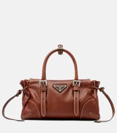 Prada Bonnie Small leather top-handle bag