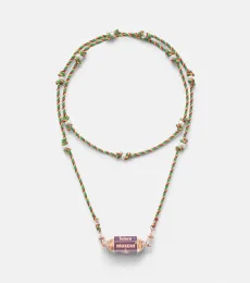 Prayers Box 18kt rose gold locket necklace with diamonds Prayers Box 18kt rose gold locket necklace with diamonds