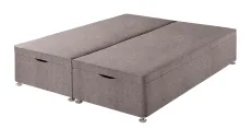 Premium Ottoman Divan Base - Herringbone Lilac, Super King