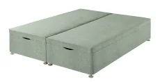 Premium Ottoman Divan Base - Herringbone Sky, Double