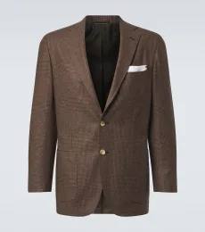 Prince of Wales check virgin wool blazer Prince of Wales check virgin wool blazer