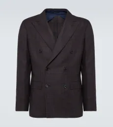 Prince of Wales checked wool blazer Prince of Wales checked wool blazer