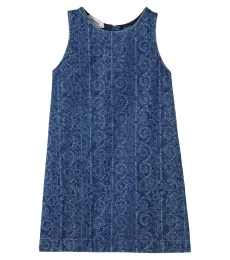 Printed denim dress Printed denim dress