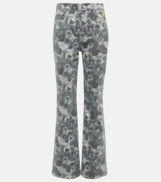 Printed flare jeans Printed flare jeans