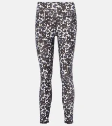 Printed high-rise leggings Printed high-rise leggings
