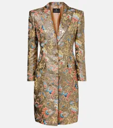 Printed lamà coat Printed lamà coat