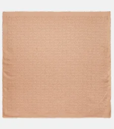 Printed modal and cashmere scarf Printed modal and cashmere scarf