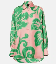 Printed silk blouse Printed silk blouse
