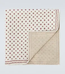 Printed silk pocket square Printed silk pocket square