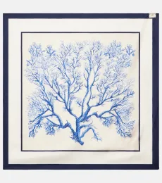 Printed silk scarf