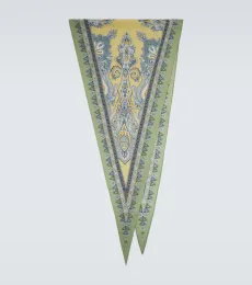 Printed silk scarf Printed silk scarf