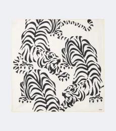 Printed silk scarf