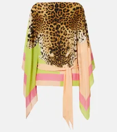 Printed silk top Printed silk top