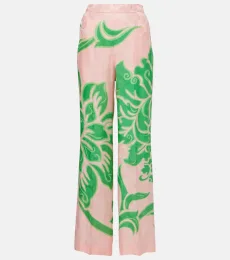 Printed straight pants Printed straight pants