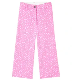 Printed wide-leg jeans Printed wide-leg jeans