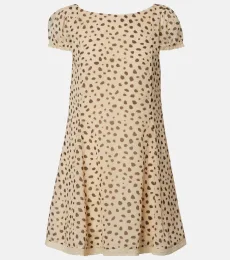 Priscilla animal-print silk minidress Priscilla animal-print silk minidress