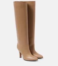 Prudens leather knee-high boots Prudens leather knee-high boots