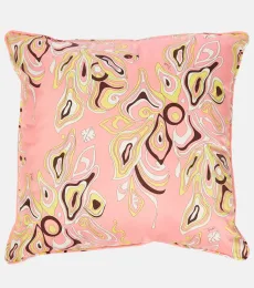 Pucci Printed silk twill pillow