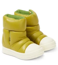 Puffer leather boots Puffer leather boots